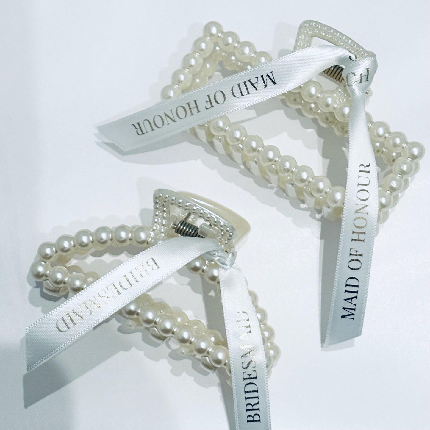 Faux Pearl Claw Clip