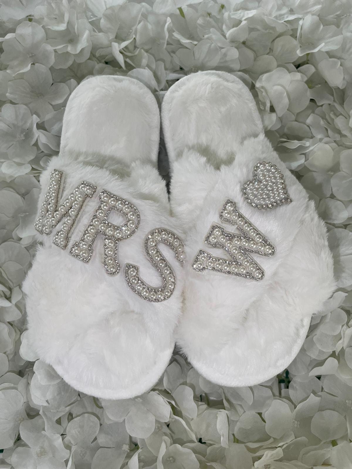 Personalised Fluffy Slippers