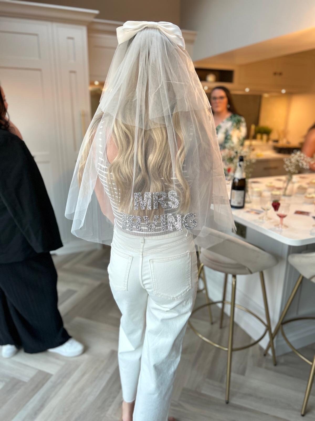 Personalised Sparkle Veil