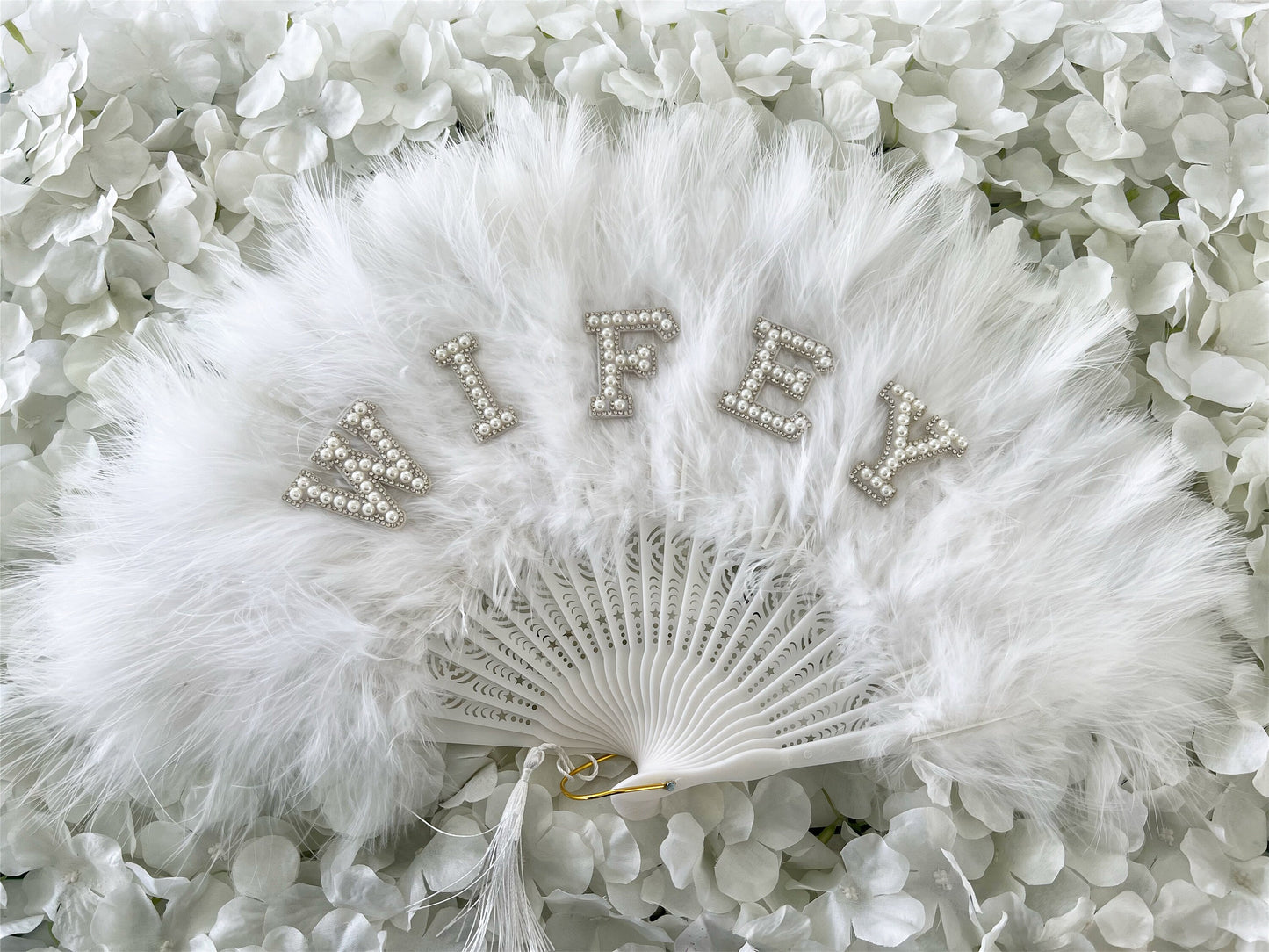 Bride Feather Fan