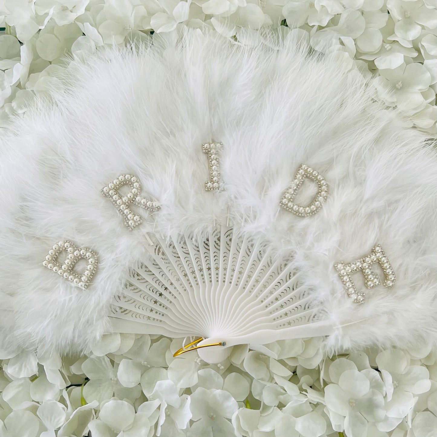 Bride Feather Fan