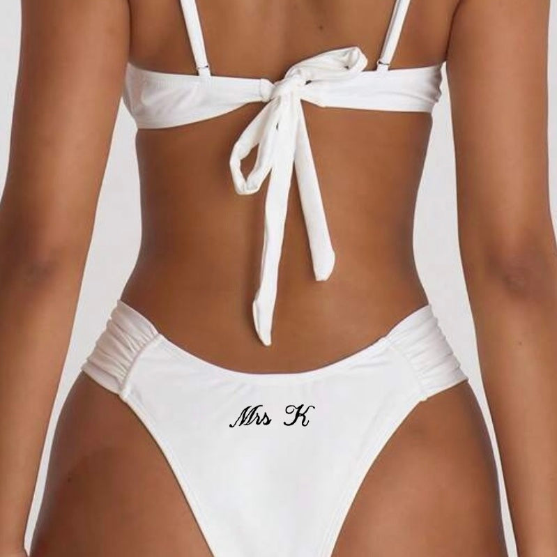 Embroidered Personalised Bikini