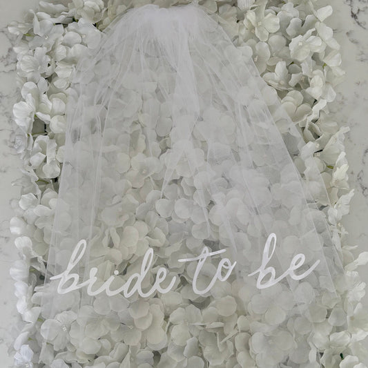 Bride to Be Veil
