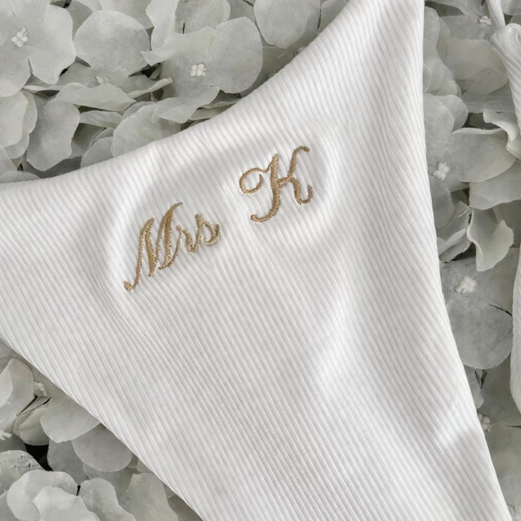 Bride Bikini | Mrs Bikini | Personalised Embroidered Bikini | Honeymoon Bikini | Hen Party | Personalised Bride Bikini Set