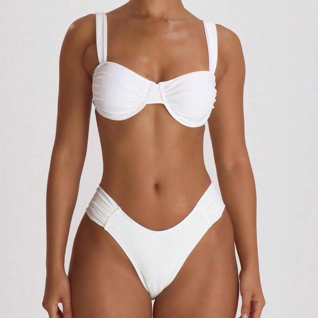 Personalised Bride Bikini | Mrs Bikini |Embroidered Honeymoon Swimwear