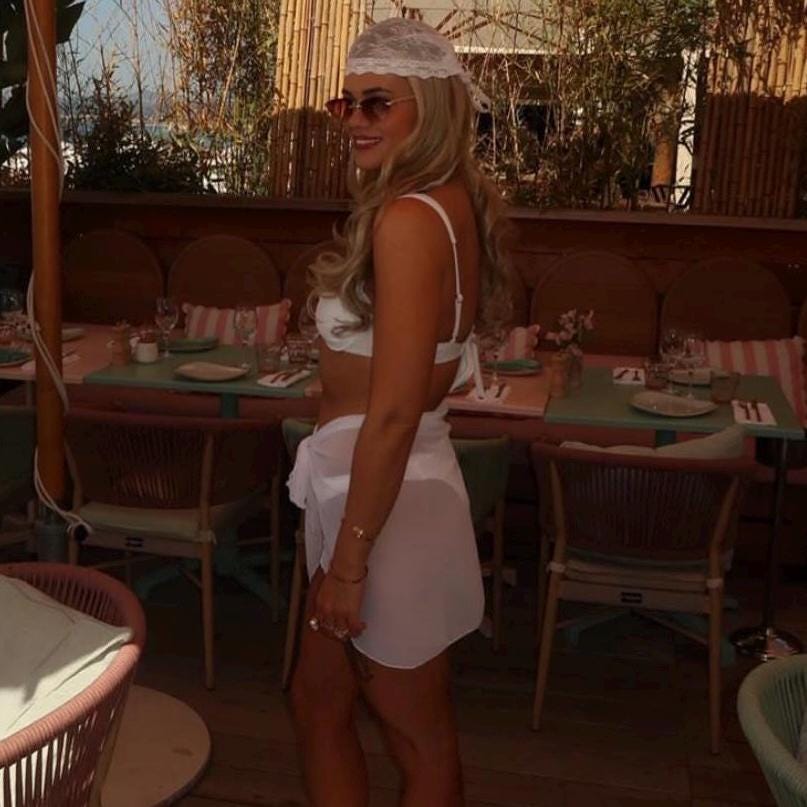 Personalised Bride Bikini | Mrs Bikini |Embroidered Honeymoon Swimwear