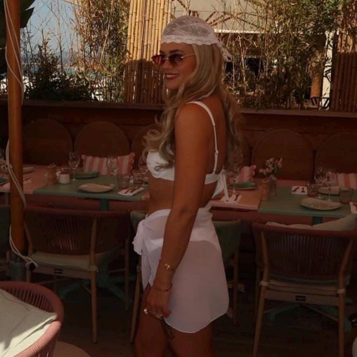 Embroidered Sarong | Bride to Be Sarong | Bride Beach Cover Up | Custom Sarong with Personalised Embroidery for Hen Party or Honeymoon